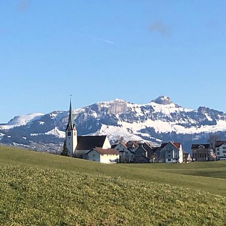 Appenzellerland, Ferienwohnung Mit Aussicht Haslen Exteriör bild