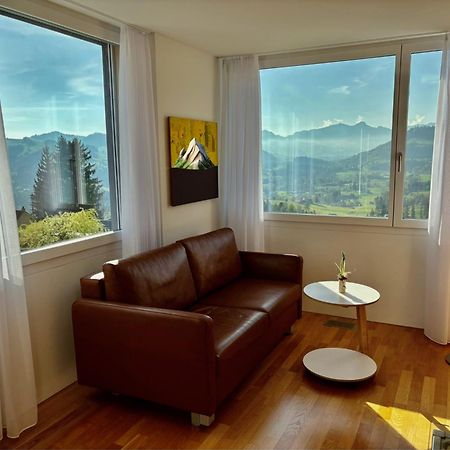 Appenzellerland, Ferienwohnung Mit Aussicht Haslen Exteriör bild