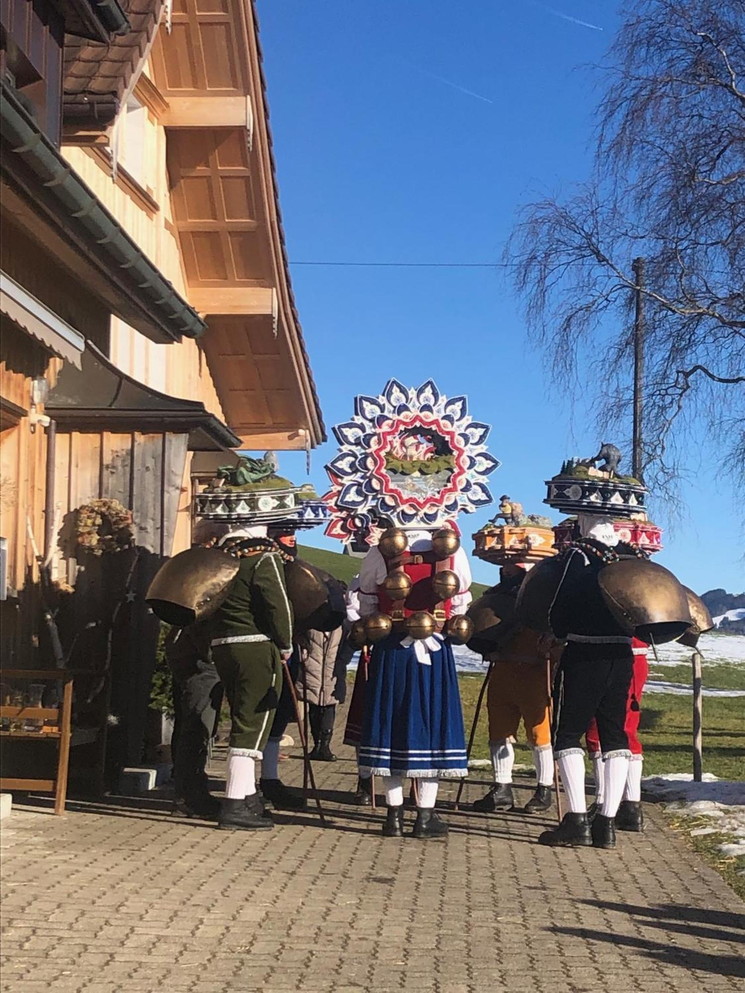 Appenzellerland, Ferienwohnung Mit Aussicht Haslen Exteriör bild