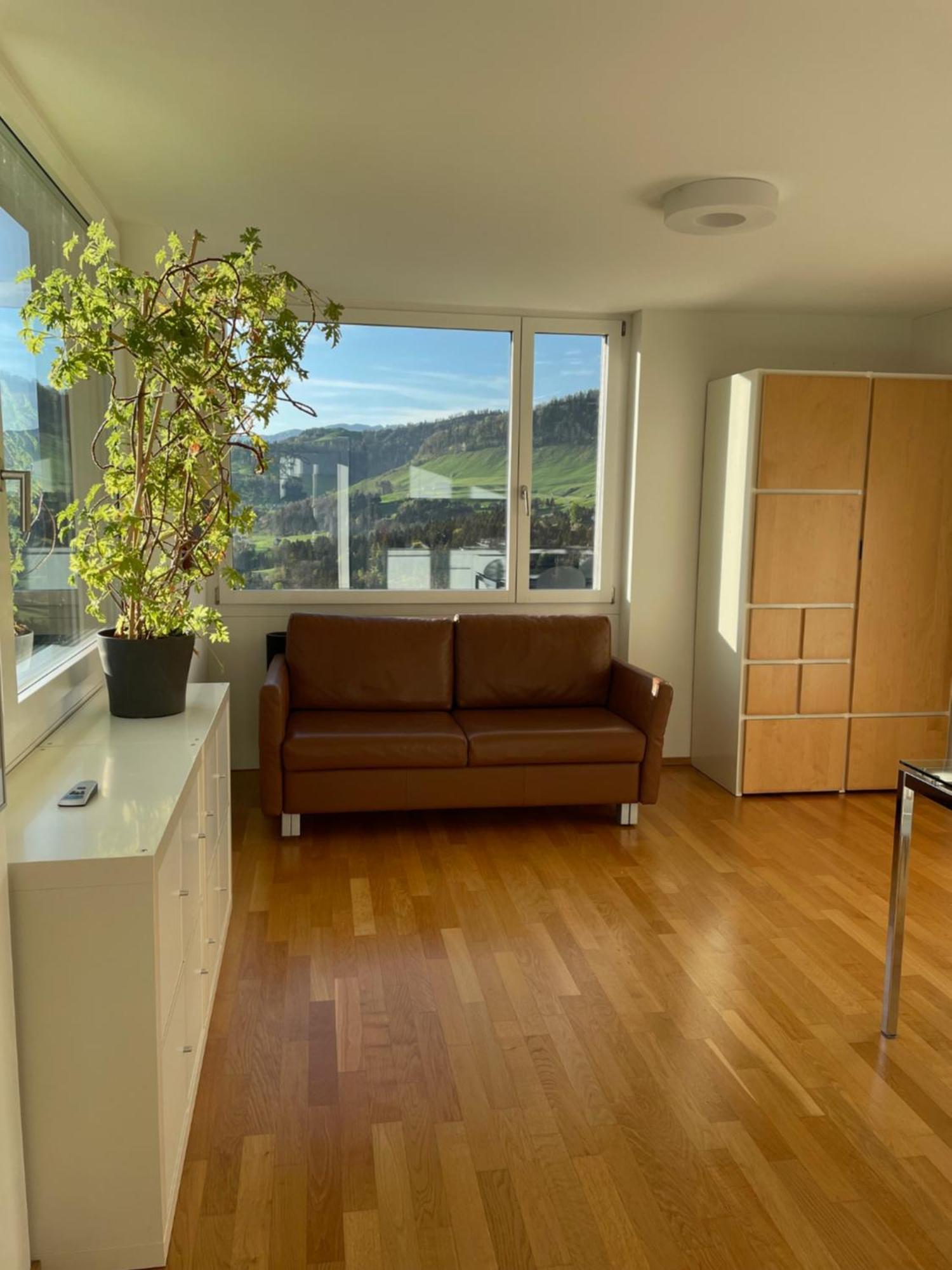 Appenzellerland, Ferienwohnung Mit Aussicht Haslen Exteriör bild