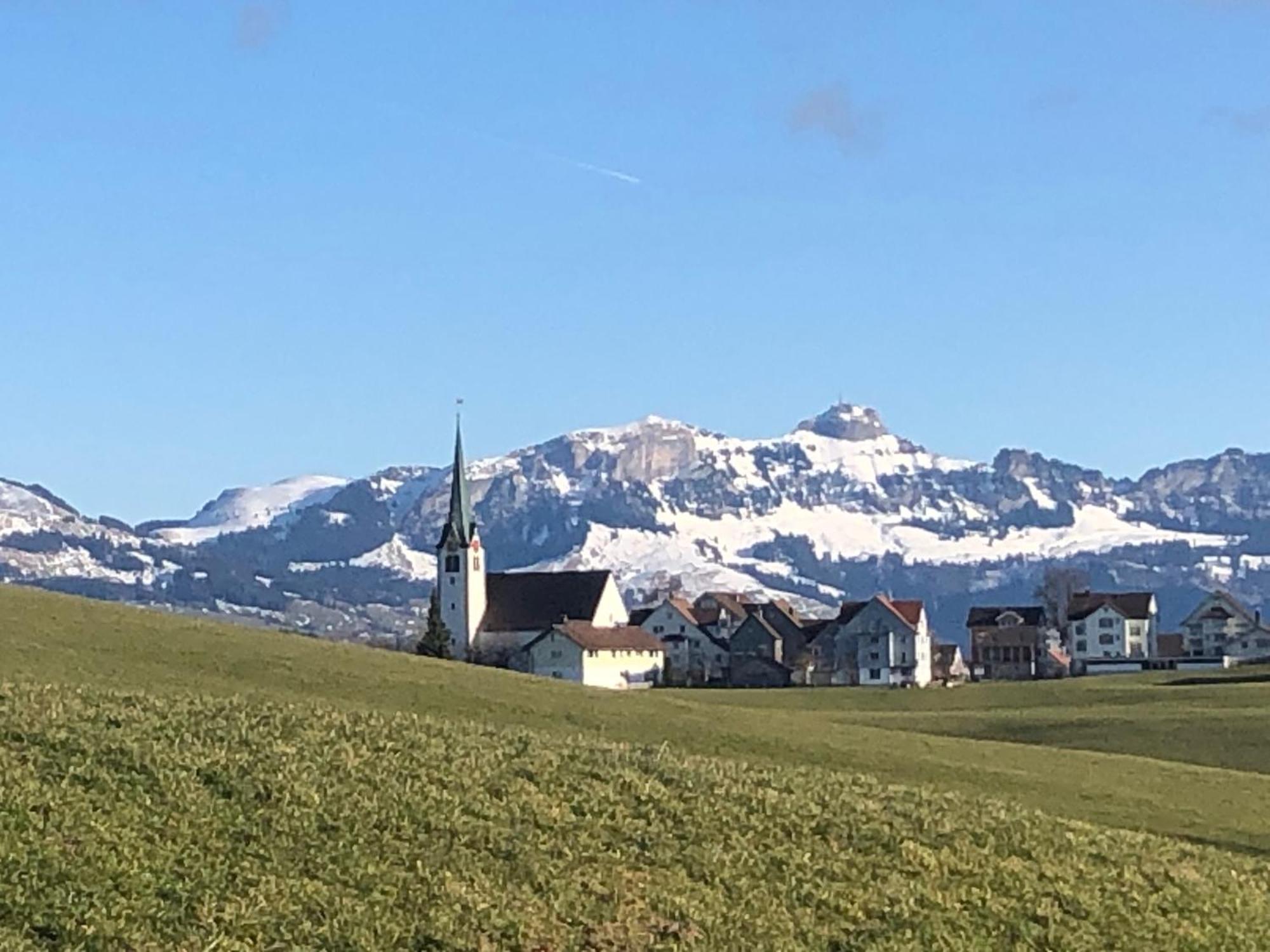 Appenzellerland, Ferienwohnung Mit Aussicht Haslen Exteriör bild
